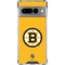 NHL Boston Bruins Solid Background Google Pixel 7 Pro Clear Case